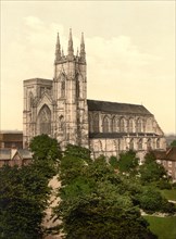 Priory Church, Bridlington, Yorkshire, England, Photochrome Print, Detroit Publishing Company, 1900