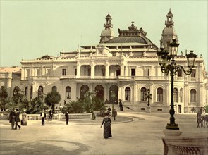 Casino, Monte Carlo, Monaco, Photochrome Print, Detroit Publishing Company, 1900