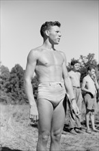Counselor at Boy Scout Camp, Florence, Alabama, USA, Jack Delano for Office of War Information, July 1942