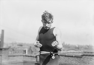 American Lightweight Boxer, James Jarvis, Portrait, Bain News Service, 1911