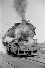 Locomotive Train, St. Louis, Missouri, USA, Arthur Rothstein for Farm Security Administration, January 1939