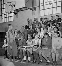 Student Council Meeting, Banneker Junior High School, Washington DC, USA, Marjorie Collins for Farm Security Administration, March 1942