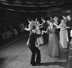 Sailor Jitterbugging at Senior Prom, Greenbelt, Maryland, USA, Marjorie Collins for Farm Security Administration, June 1942