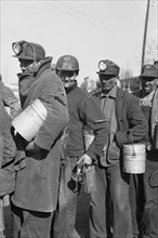 Coal Miners, Birmingham, Alabama, USA, Arthur Rothstein for Farm Security Administration (FSA), February 1937