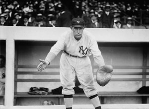 Dick Gossett, Major Leagues Baseball Player, New York Yankees, Portrait, Bain News Service, 1913