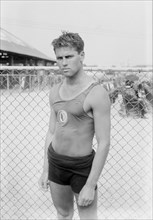 Thomas Blake, Champion Surfer, Portrait, Los Angeles, California, USA, Bain News Service, 1922