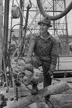 Oil Field Worker, Kilgore, Texas, USA, Russell Lee, April 1939