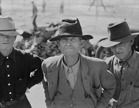 Elderly Ex-Tenant Farmers on Relief Grant, Imperial Valley, California, USA, Dorothea Lange for Farm Security Administration, March 1937