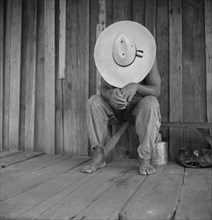 Turpentine Worker, DuPont, Georgia, USA, Dorothea Lange for Farm Security Administration, July 1937