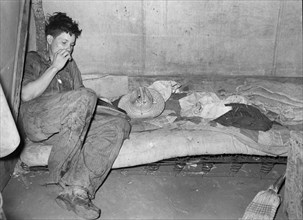Migrant Worker's Son in Tent Home, Harlingen, Texas, USA, Russell Lee, February 1939