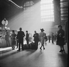 Grand Central Terminal, New York City, New York, USA, John Collier for Office of War Information, October 1941