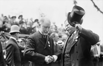 Mayor William Gaynor and Teddy Roosevelt at Parade, New York City, New York, USA, Bain News Service, June 23, 1910