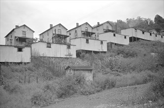 Coal Mining Company's Houses and Shacks, Pursglove, West Virginia, USA, Marion Post Wolcott for Farm Security Administration, September 1938