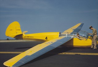 Marine Glider in Training, Page Field, Parris Island, South Carolina, USA, Alfred T. Palmer for Office of War Information, May 1942