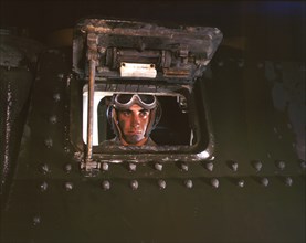 Tank Driver, Fort Knox, Kentucky, USA, Alfred T. Palmer for Office of War Information, June 1942