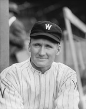 Walter Johnson, Major League Baseball Player, Washington Senators, Portrait, National Photo Company, 1922