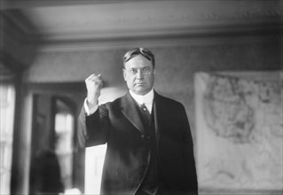 Hiram Warren Johnson, Progressive Senator from California, USA, Portrait, National Photo Company, 1920