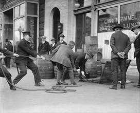 Liquor Raid, Washington DC, USA, National Photo Company, April 1923