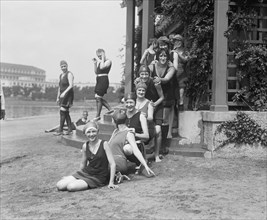 Group of Women at Bathing Beach, Washington DC, USA, National Photo Company, May 1923