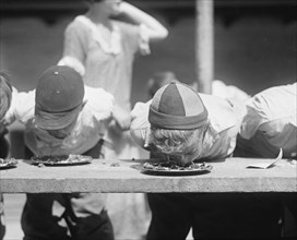 Close-up Portrait of Young Boys during Pie Eating Contest, National Photo Company, August 1923