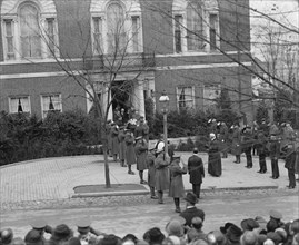 Funeral of Former U.S. President Woodrow Wilson, Washington DC, USA, National Photo Company, February 6, 1924