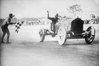 Joe Dawson Winning Indianapolis 500-Mile Race, Indianapolis, Indiana, USA, Bain News Service, May 30, 1912