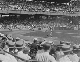 World Series Baseball Game, New York Giants versus Washington Senators, Griffith Stadium, Washington DC, USA, National Photo Company, October 1924