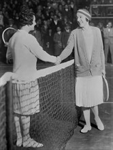 Tennis Players Mary Browne and Suzanne Lenglen, Bain News Service, 1926
