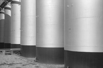 Oil Tanks, Lincoln, Nebraska, USA, John Vachon for Farm Security Administration, October 1938