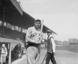 Babe Ruth, Major League Baseball Player, Boston Red Sox, Portrait, National Photo Company, 1919