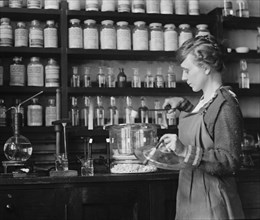 Margaret D. Foster, First Female Chemist to work for U.S. Geological Survey, Portrait, Washington DC, USA, National Photo Company, October 1914