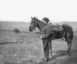 Calvary Orderly with Horse, Antietam, Maryland, USA, by Alexander Gardner, October 1862