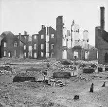 Ruined Buildings in Burnt District, Richmond, Virginia, by George N. Barnard, April 1865