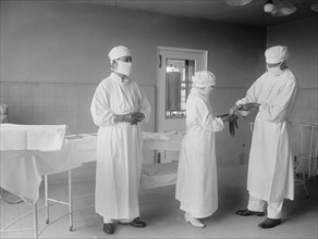 Doctor's Preparing for Surgery, USA, National Photo Company, 1922