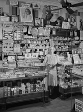 Ethel Oxley, Drug Store Owner, Southington, Connecticut, USA, Fenno Jacobs for Office of War Information, May 1942