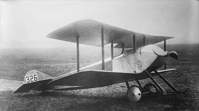 British Sopwith Tabloid Biplane, Aldershot, England, UK, Bain News Service, 1915