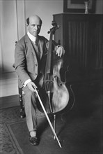 Pablo Casals, Spanish Cellist and Composer, Portrait at Carnegie Hall, New York City, New York, USA, Bain News Service, 1917
