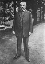 Paul von Hindenburg, President of Germany, Portrait Standing, Bain News Service, May 1927