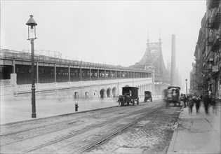 Queensboro Bridge, New York City, New York, USA, Bain News Service, 1910