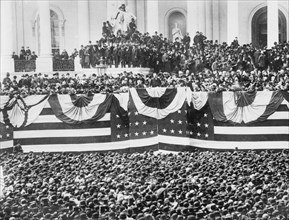U. S. President Grover Cleveland Inauguration, Capitol Building, Washington DC, USA, Bain News Service, March 4, 1885