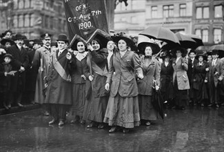 Women Marchers, May Day Parade, New York City, New York, USA, Bain News Service, May 1, 1909