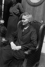 Marie Curie, Polish-Born French Physicist, Portrait during Trip to USA to Raise Funds for Radium Research, Bain News Service, 1921