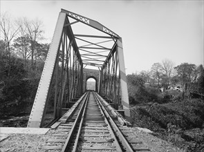 Lackawanna Railroad, near Far Hills, New Jersey, USA, Detroit Publishing Company, 1900