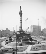 Soldiers' and Sailors' Monument, Cleveland, Ohio, USA, Detroit Publishing Company, 1900