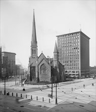St. Paul's Church, Buffalo, New York, USA, Detroit Publishing Company, 1900