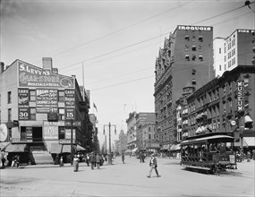 Main Street, Buffalo, New York, USA, Detroit Publishing Company, 1900