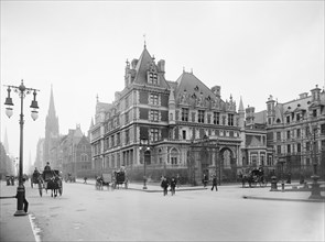 Cornelius Vanderbilt Mansion, Fifth Ave and 57th Street, New York City, New York, USA, Detroit Publishing Company, 1901