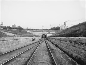 St. Clair Tunnel, Port Huron, Michigan, USA, Detroit Publishing Company, 1900