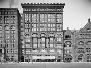 Fine Arts Building, Chicago, Illinois, USA, Detroit Publishing Company, 1900
