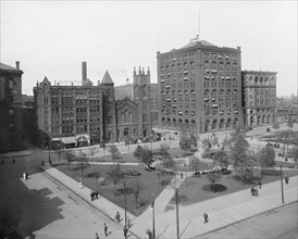 Public Square, Cleveland, Ohio, USA, Detroit Publishing Company, 1908